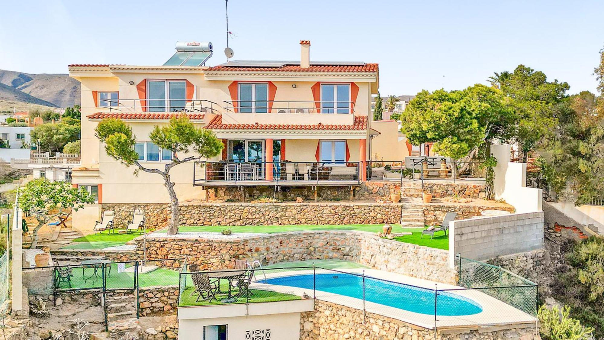 Villa Infinity Sea Views I Pool I Bbq I Jacuzzi 阿尔梅里亚 外观 照片