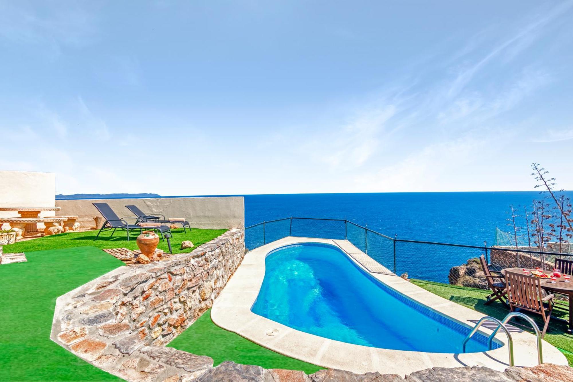 Villa Infinity Sea Views I Pool I Bbq I Jacuzzi 阿尔梅里亚 外观 照片